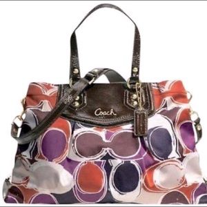 Coach Ashley Signature C Print Satchel